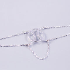 Triple Moon Goddess | Female Empowerment | Silver | Goddess Symbol | Moon Luna | Necklaces for Women | Waxing | Full Moon | Waning | 