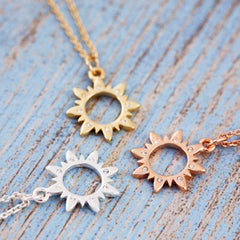 Crystal Sun Charm