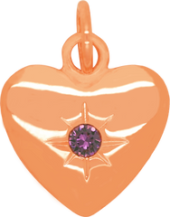 Starburst Heart AMETHYST (February)