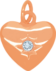 Starburst Heart LIGHT SAPPHIRE (December)