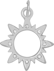 Crystal Sun Charm