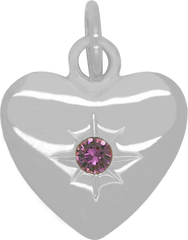 Starburst Heart AMETHYST (February)