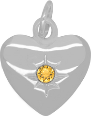 Starburst Heart TOPAZ (November)