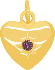 Starburst Heart AMETHYST (February)