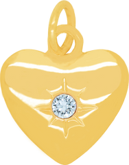 Starburst Heart LIGHT SAPPHIRE (December)