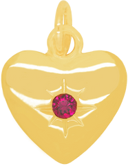 Starburst Heart RUBY (July)