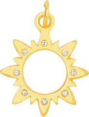 Crystal Sun Charm